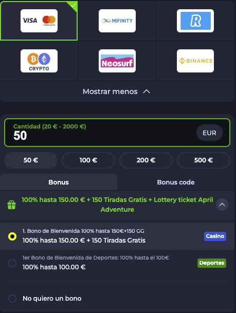 BDM Bet Depósito
